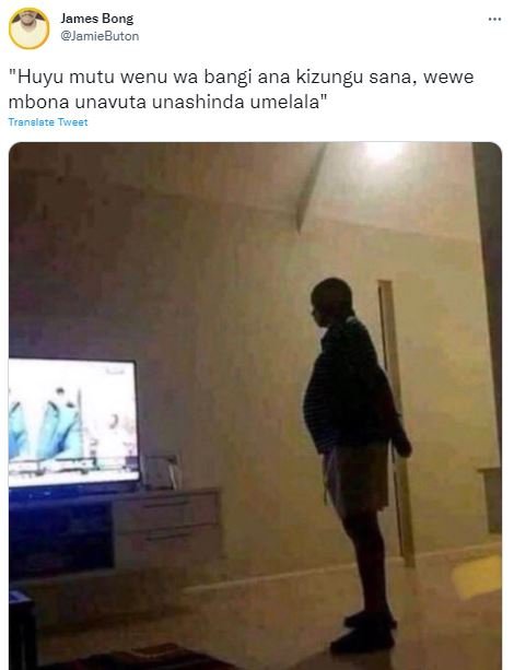 James bong jamiebuton huyu mutu wenu wa bangi ana kizungu sana, wewe mbona unavu