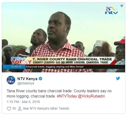 Nl river county bans charcoal trade uopa couniy leadeas say no more logging chaa