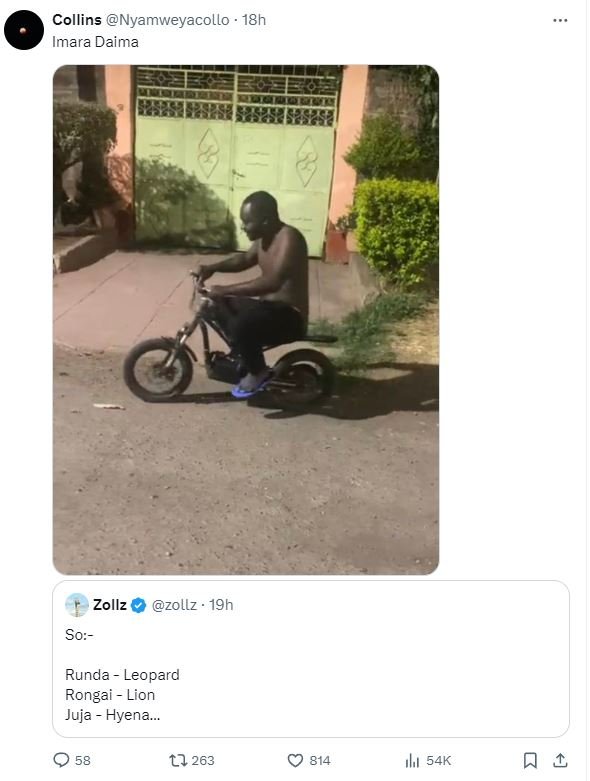 Collins nyamweyacollo 18h imara daima zollz zollz 19h so runda leopard rongai _