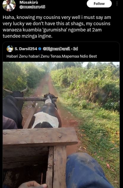 Musakuru usaiauab follow haha, knowing my cousins very well must say am very luc