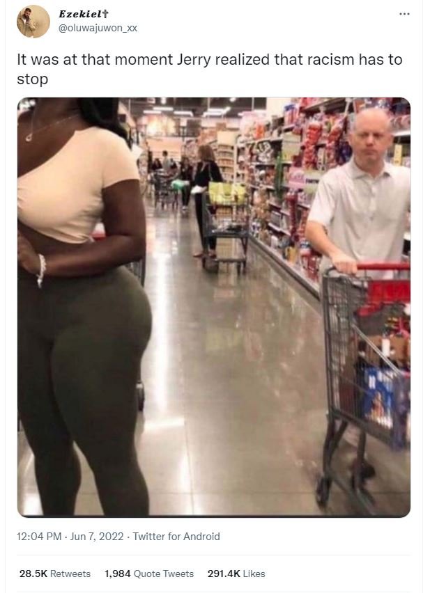 Ezekielt oluwajuwon_xx it was at that moment jerry realized that racism has to s