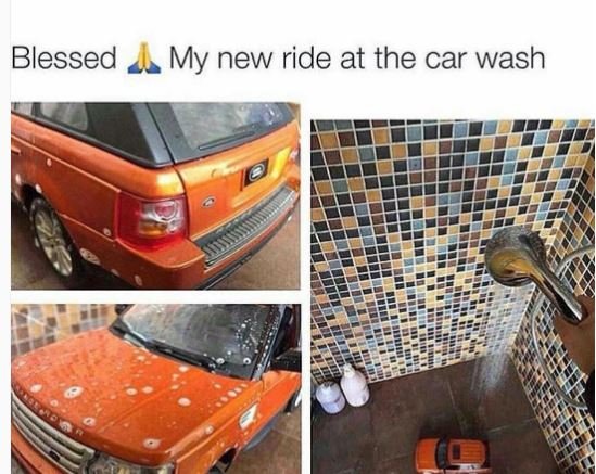 Blessed my new ride at the car wash