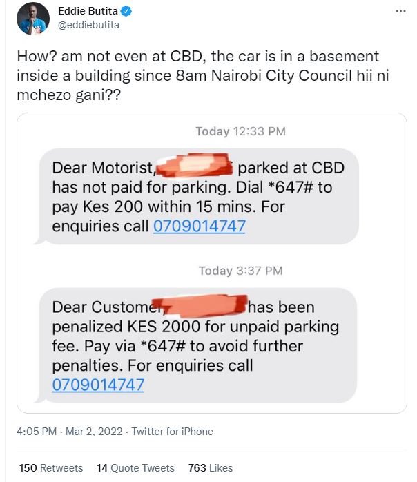 Eddie butita eddiebutita how? am not even at cbd the car is in a basement inside