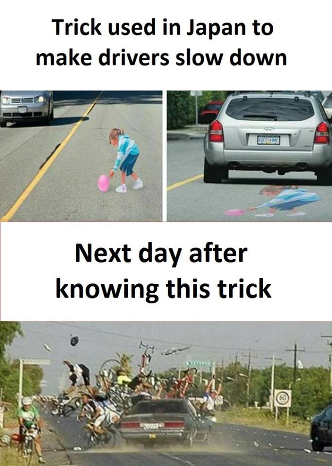 Trick used in japan to make drivers slow down next day after knowing this trick