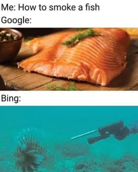 Me how to smoke a fish google bing
