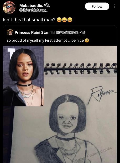 Mubabaddie 6a bfamuuuma _ isn'tthis that small man? follow princess raini stan t