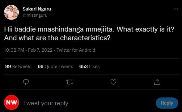Sukari Nguru missnguru Hii baddie mnashindanga mmejiita. What exactly is it? And