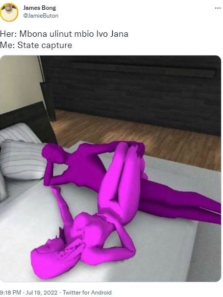 James bong jamiebuton her mbona ulinut mbio ivo jana me state capture 9.18 pm .