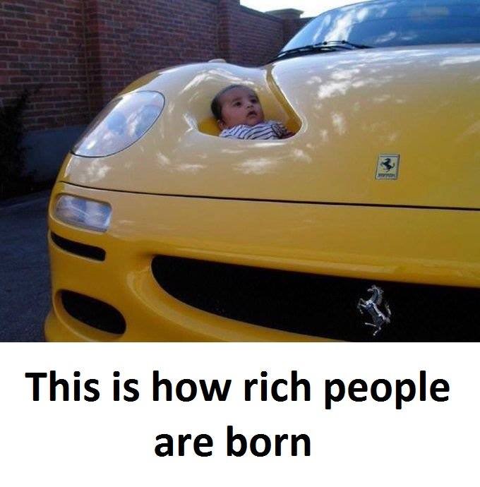 This is how rich people are born