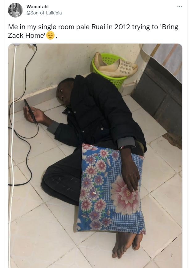 Wamutahi son_of_laikipia me in my single room pale ruai in trying to 'bring zack