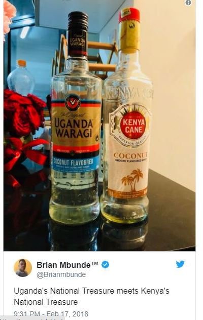 Uganda waragi kenyai cane elui flavoure c59 brian mbunde brianmbunde uganda's na