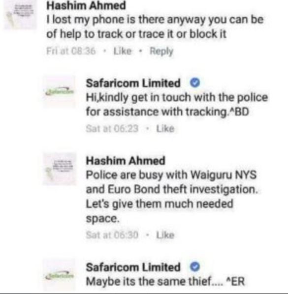 Hashim ahmed ilost my phoncis thcrc anyway you can bc of help to track or trace