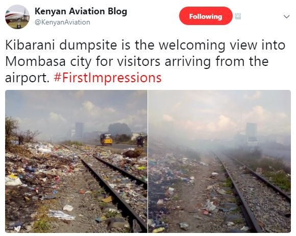 Kenyan aviation blog kenyanaviation following kibarani dumpsite is the welcoming
