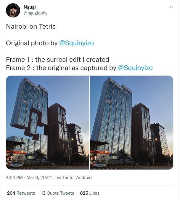 Ngugi ngugiephy nairobi on tetris original photo by squinyizo frame 1 the surrea