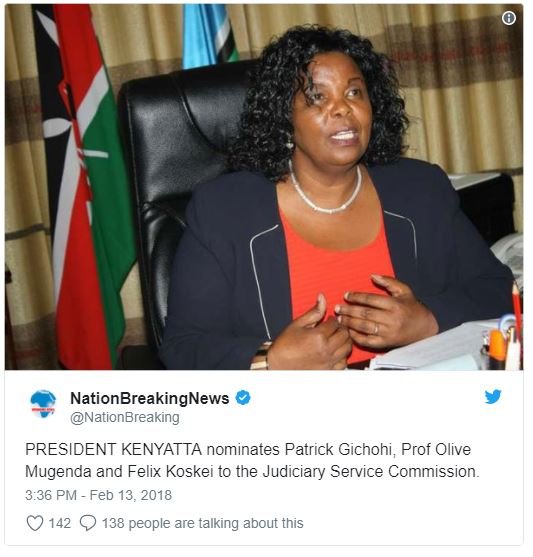 Nationbreakingnews nationbreaking president kenyatta nominates patrick gichohi p