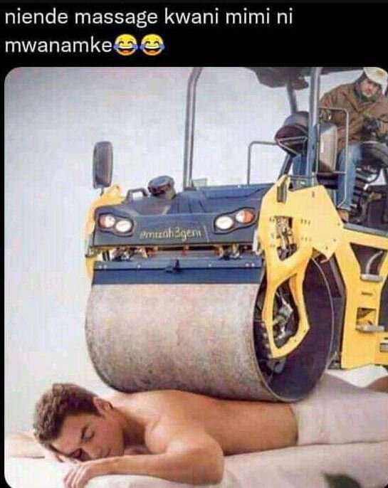 Niende massage kwani mimi ni mwanamke
