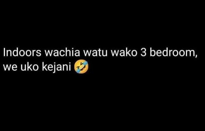 Indoors wachia watu wako 3 bedroom we uko kejani