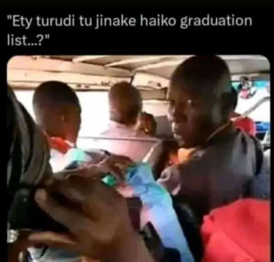 Ety turudi tu jinake haiko graduation list. 000 2