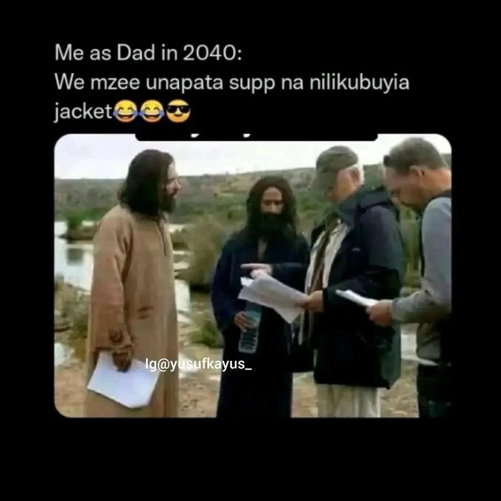 Me as dad in we mzee unapata supp na nilikubuyia jacket igyusufkayus_