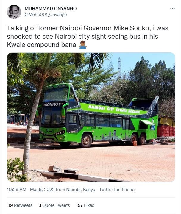 Muhammad onyango mohaoo1_onyango talking of former nairobi governor mike sonko,