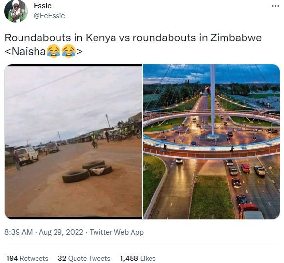 Essie ecessie roundabouts in kenya vs roundabouts in zimbabwe naisha 8.39 am aug