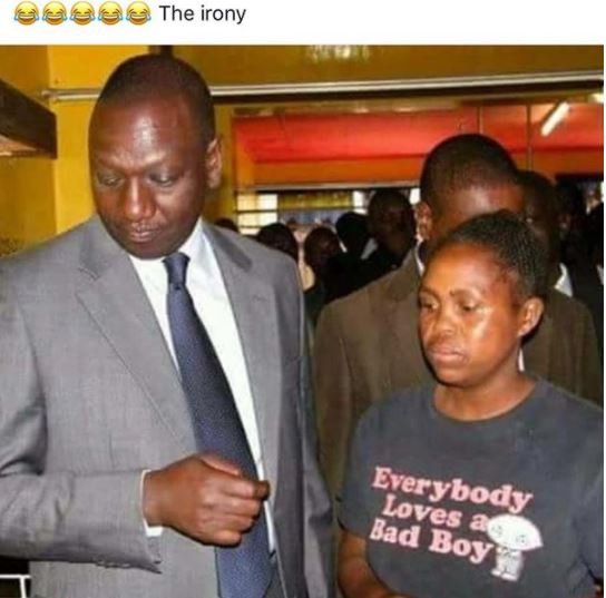 The irony everybody loves bad boy