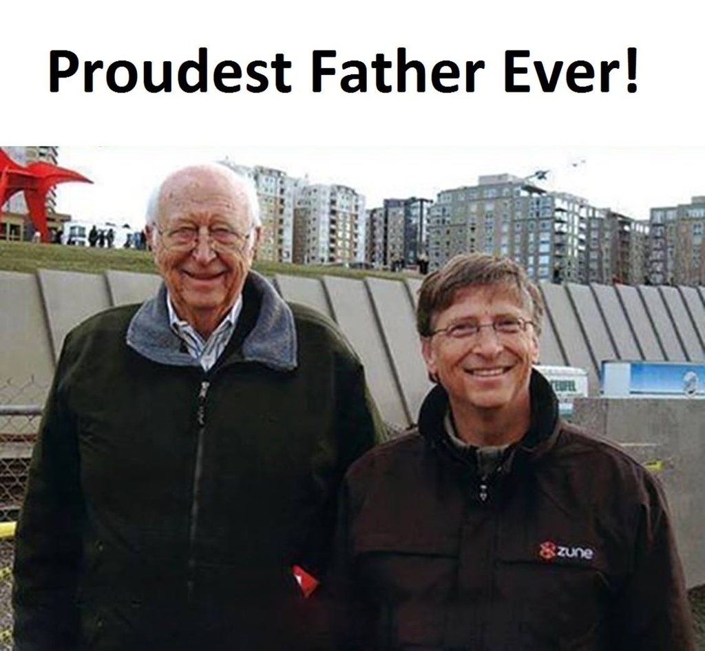 Proudest father ever! ze