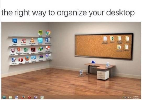 The right way to organize your desktop