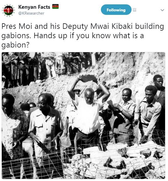 Kenyan facts kresearcher following pres moi and his deputy mwai kibaki building