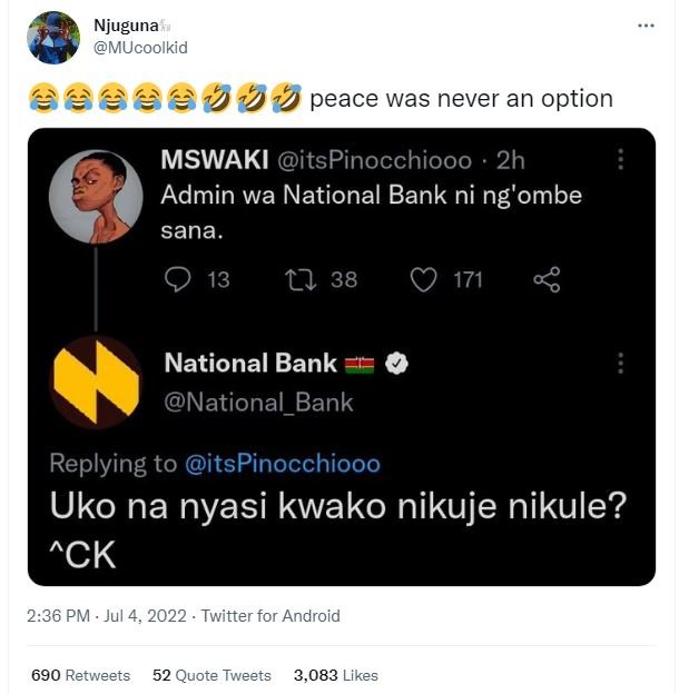 Njuguna mucoolkid à2111 peace was never an option mswaki itspinocchiooo 2h admin