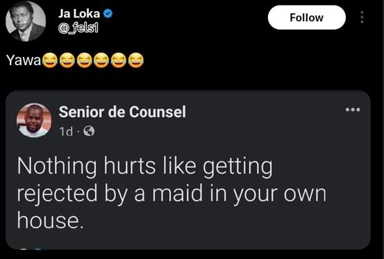 Ja loka felsi follow yawa senior de counsel id 0 nothing hurts like getting reje