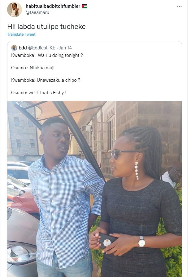 habitualbadbitchfumbler taeamaru Hii labda utulipe tucheke Translate Tweer Edd E