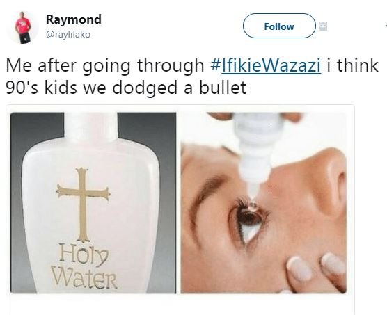 Raymond raylilako follow me after going through ifikiewazazi think 90's kids we