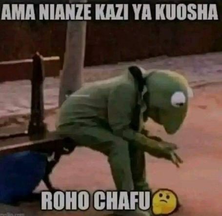 Ama nianze kazi ya kuosha roho chafu