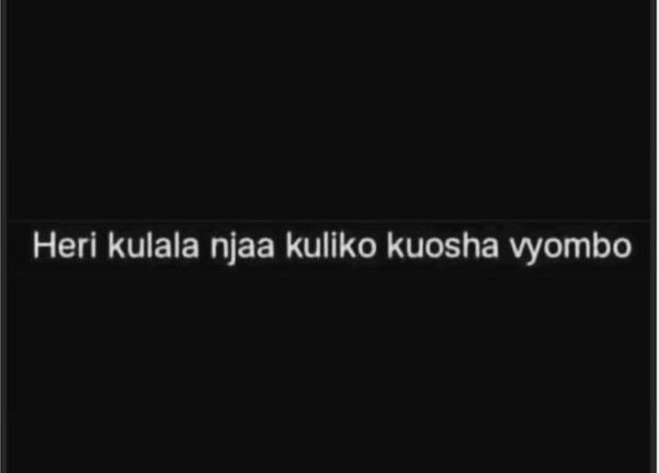 Heri kulala njaa kuliko kuosha vyombo