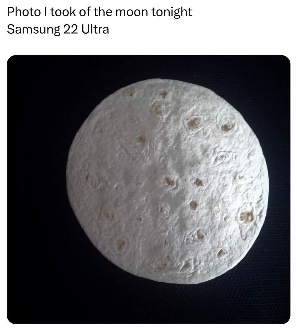 Photo took of the moon tonight samsung 22 ultra