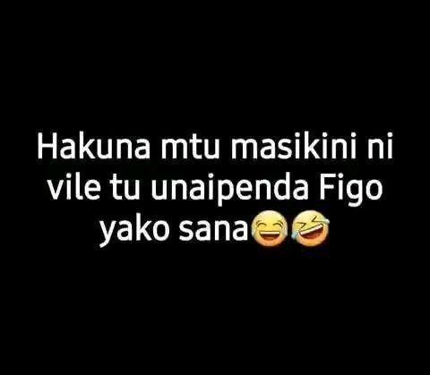Hakuna mtu masikini ni vile tu unaipenda figo yako sana