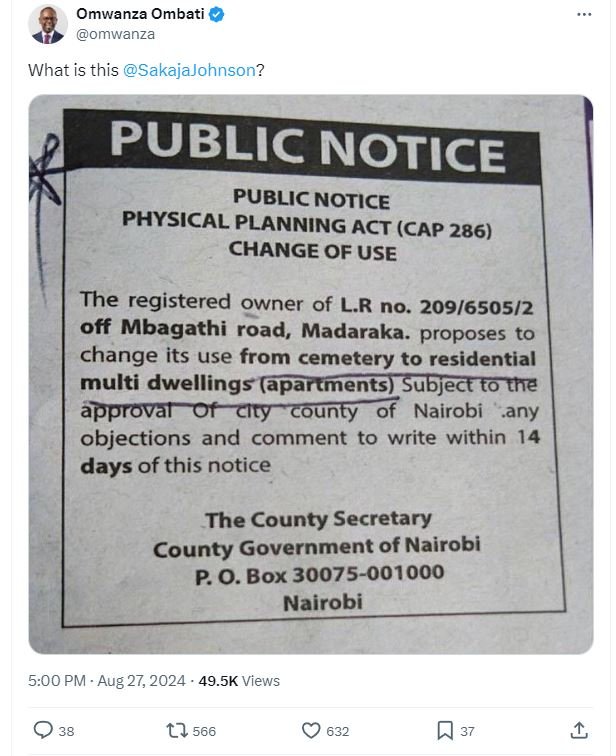 Omwanza ombati omwanza what is this sakajajohnson? publicnotice public notice ph