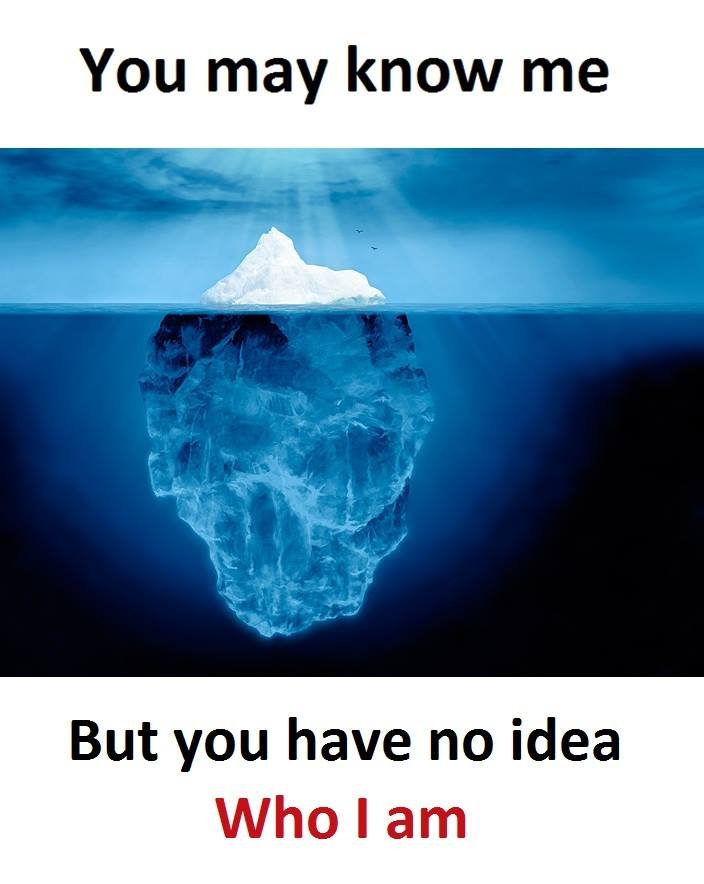 You may know me but you have no idea who l am