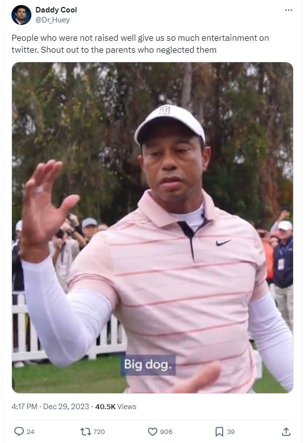 Daddy cool dr_huey people who were not raised well give us so much entertainment