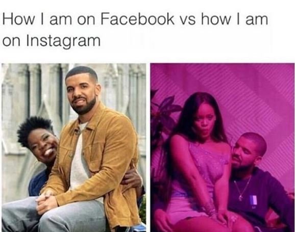 How am on facebook vs how am on instagram