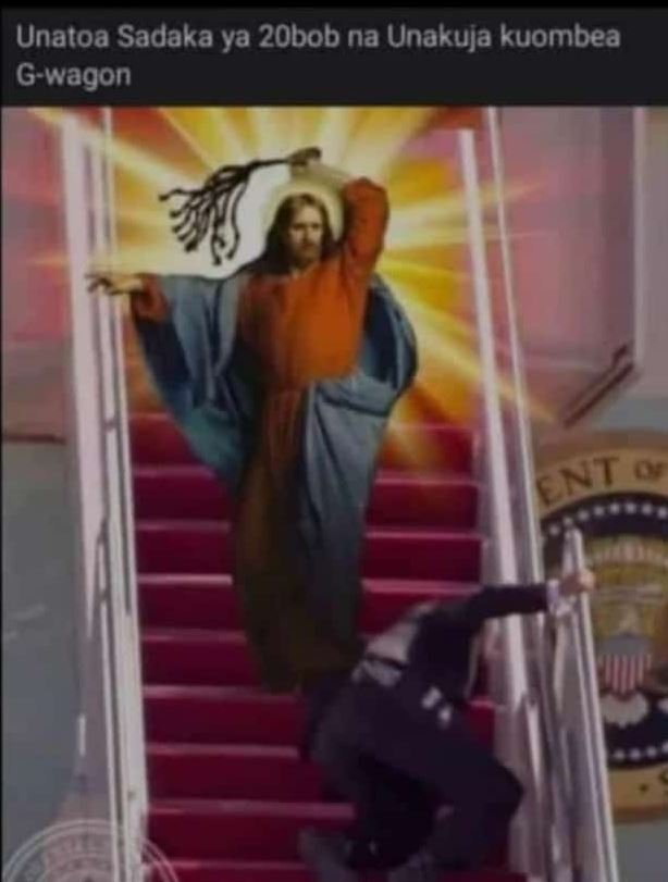 Unatoa sadaka ya 2obob na unakuja kuombea gwagon 0 ant