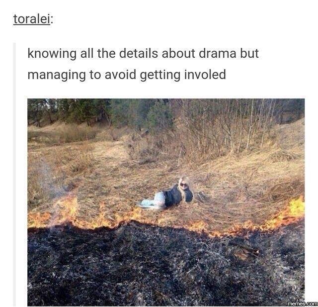 Toralei knowing all the details about drama but managing to avoid getting invole