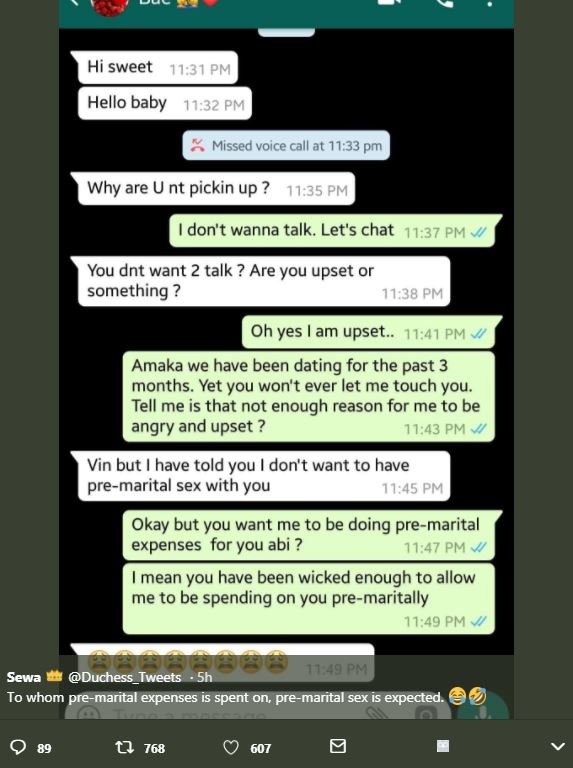 Hi sweet 11.31 pm hello baby 11.32 pm missed voice call at 71.33 pm why are u nt