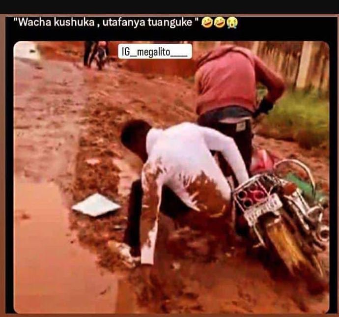 Wacha kushuka , utafanya tuanguke ig_megalito