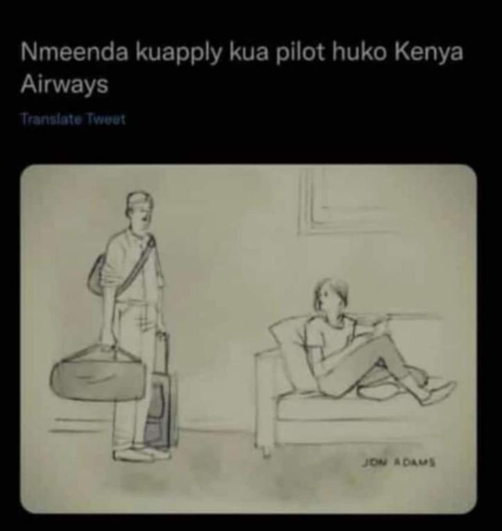 Nmeenda kuapply kua pilot huko kenya airways ranshanetearot jou 028