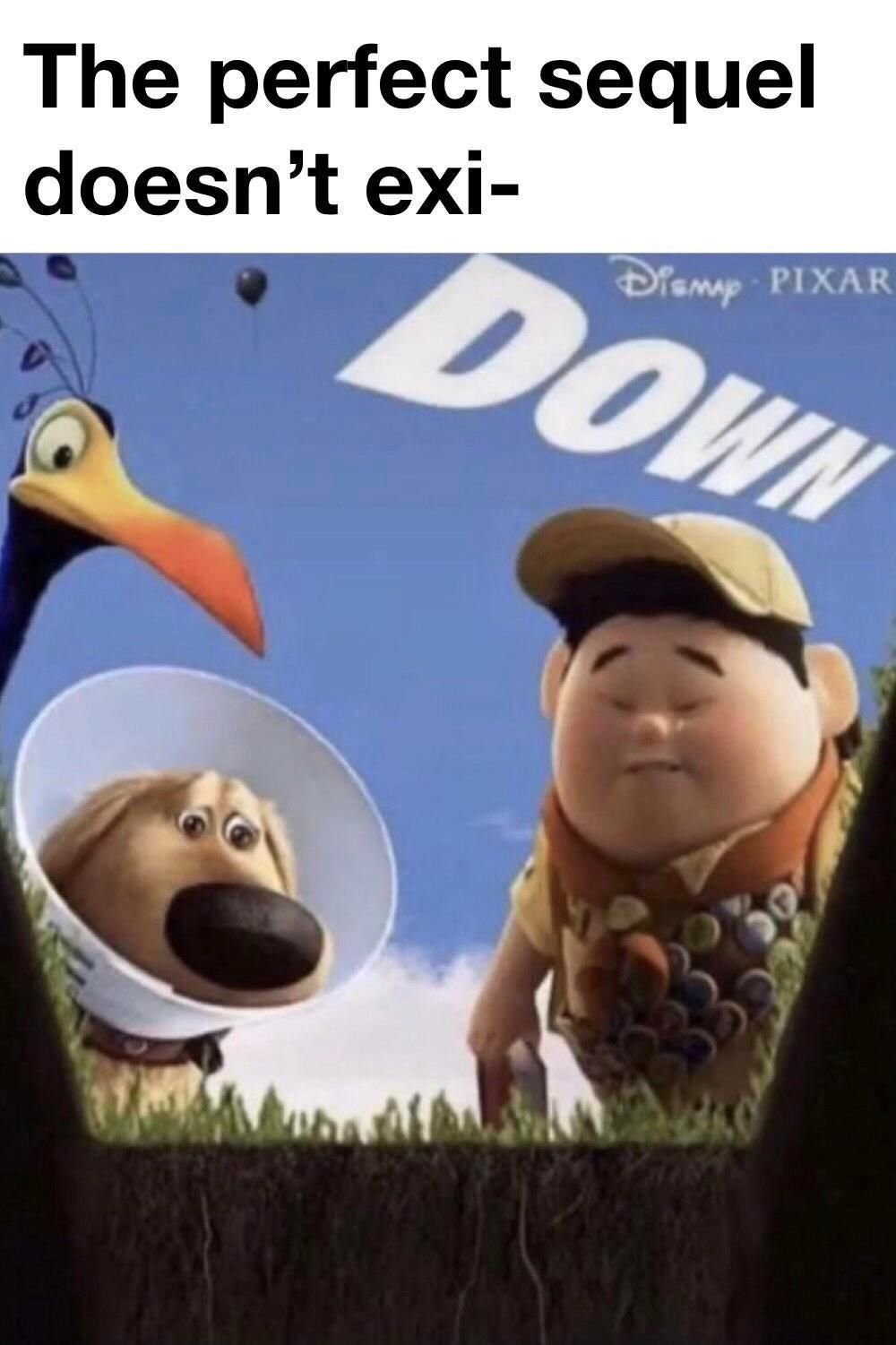The perfect sequel doesn't exi dfemr pixar down