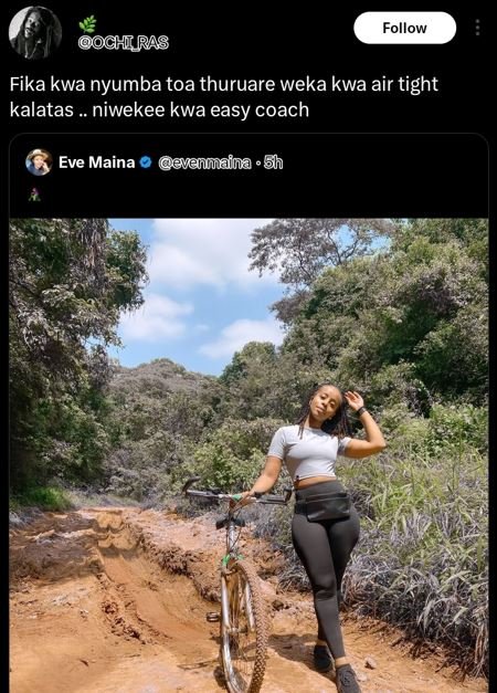 Follow ohras fika kwa nyumba toa thuruare weka kwa air tight kalatas niwekee kwa