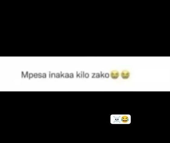 Mpesa inakaa kilo zako