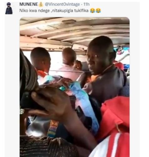 Munene vincentovintage 1in niko kwva ndege nitakupigia tukifika